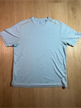 Tommy Bahama Light Blue Short Sleeve Minimalist Crew Tee - SLIGHT IMPERFECTIONS